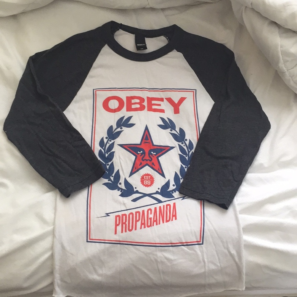 OBEY baseball T-shirt